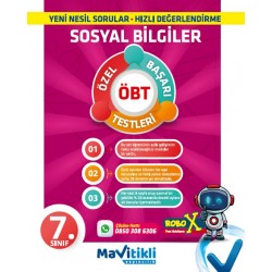 MAVİTİKLİ YAY 7.Sınıf Sosyal Bilgisi Aylık Gelişim Denemeleri ( ÖBT ) 28 Deneme